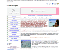 Tablet Screenshot of caymanislandsdiscounts.com